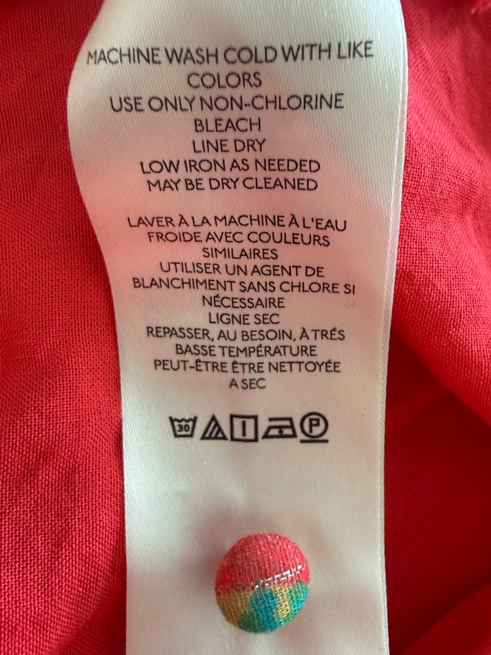 Anthropologie The Katerina Lurex Button Front Midi Dress Red Paisley Shimmer 4 - Picture 10 of 12